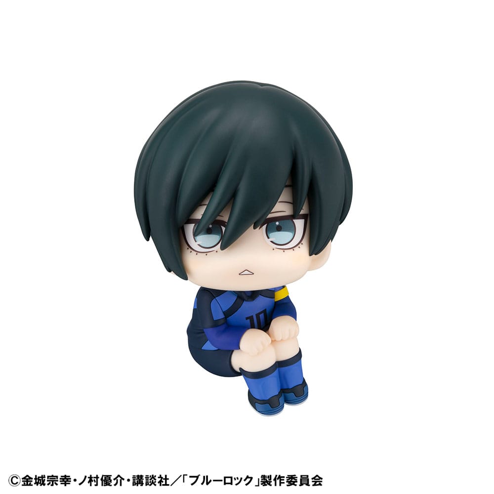 Blue Lock Look Up PVC Statue Rin Itoshi Japanese National Player Match Ver. 11 cm Prizefiguren Yokina