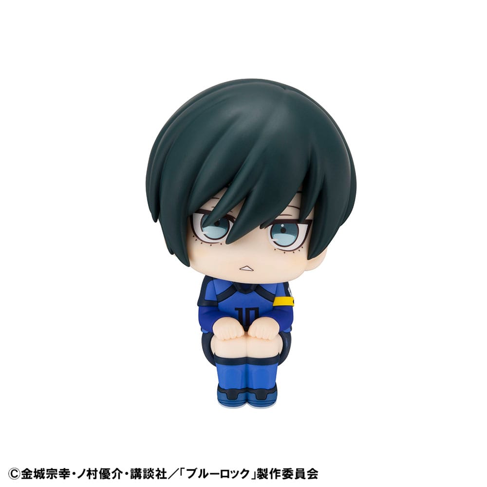 Blue Lock Look Up PVC Statue Rin Itoshi Japanese National Player Match Ver. 11 cm Prizefiguren Yokina