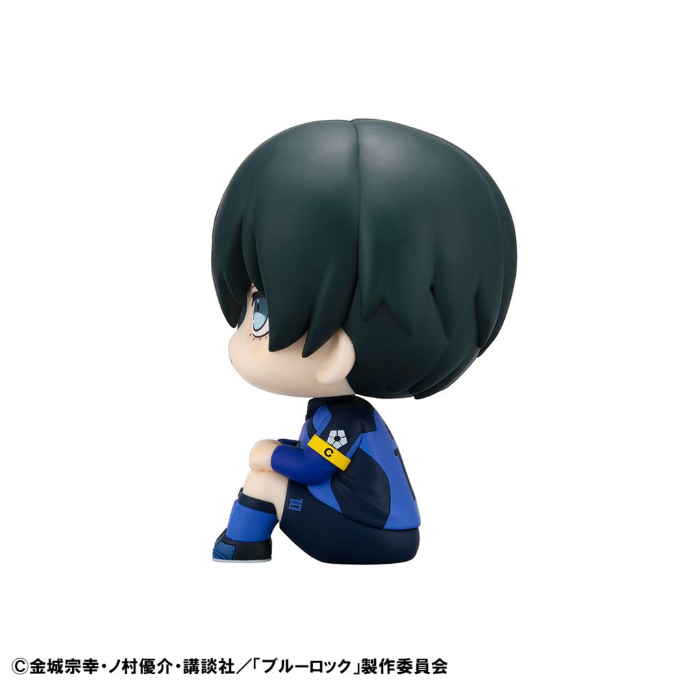 Blue Lock Look Up PVC Statue Rin Itoshi Japanese National Player Match Ver. 11 cm Prizefiguren Yokina