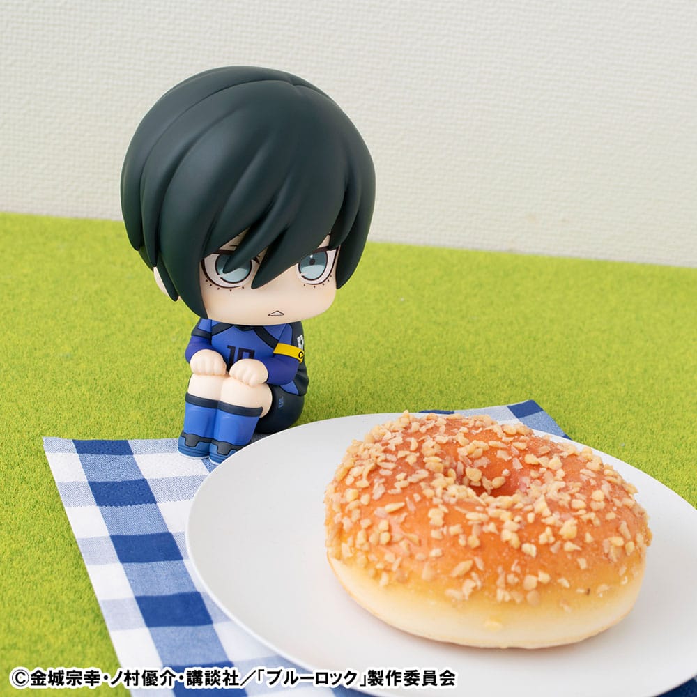 Blue Lock Look Up PVC Statue Rin Itoshi Japanese National Player Match Ver. 11 cm Prizefiguren Yokina