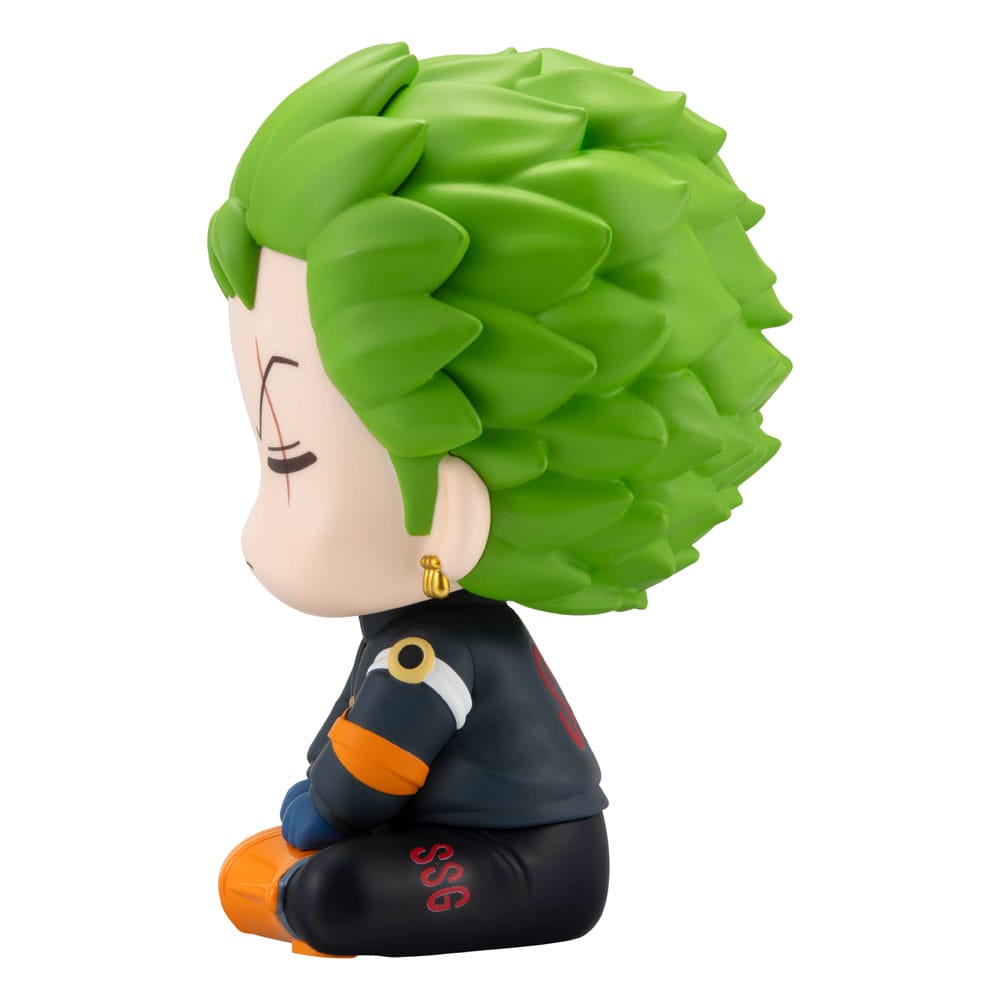 One Piece Look Up PVC Statue Roronoa Zoro Future Island Egghead Ver. 11 cm Prizefiguren Yokina