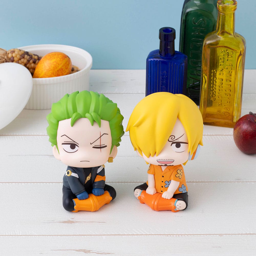 One Piece Look Up PVC Statuen Roronoa Zoro & Sanji Future Island Egghead Ver. 11 cm (with gift) Prizefiguren Yokina