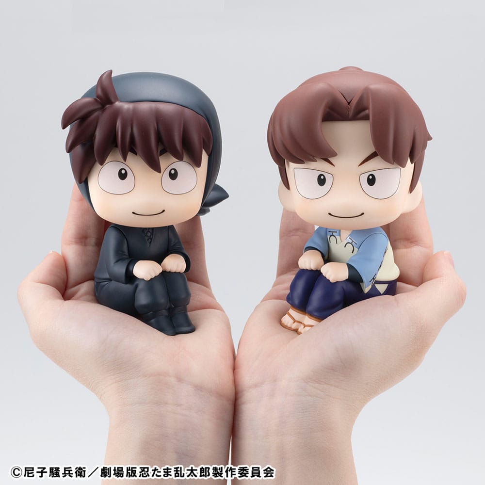 Nintama Rantaro Look Up PVC Statue Hansuke Doi & Rikichi Yamada Set (with gift) 11 cm Prizefiguren Yokina