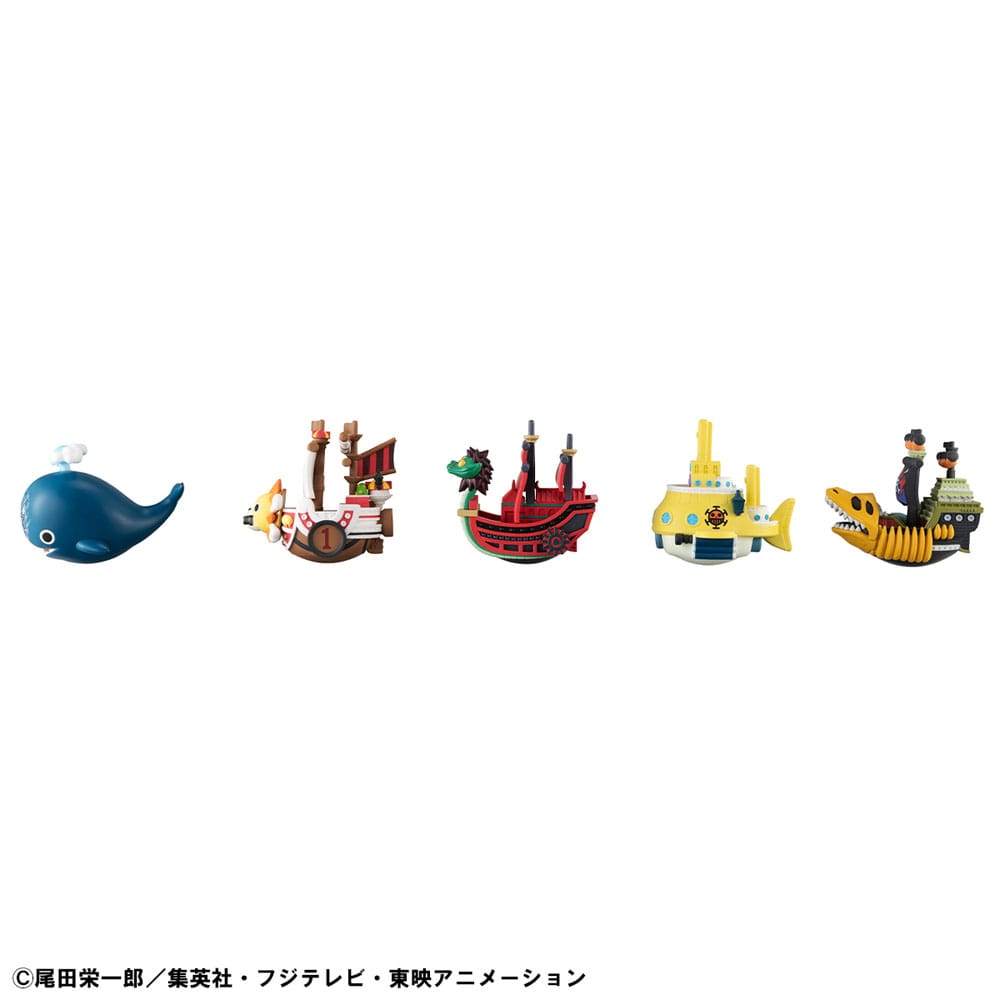 One Piece Yuracolle Series Sammelfiguren 5er-Pack Grand Line Vol. 2 6 cm Minifiguren Yokina
