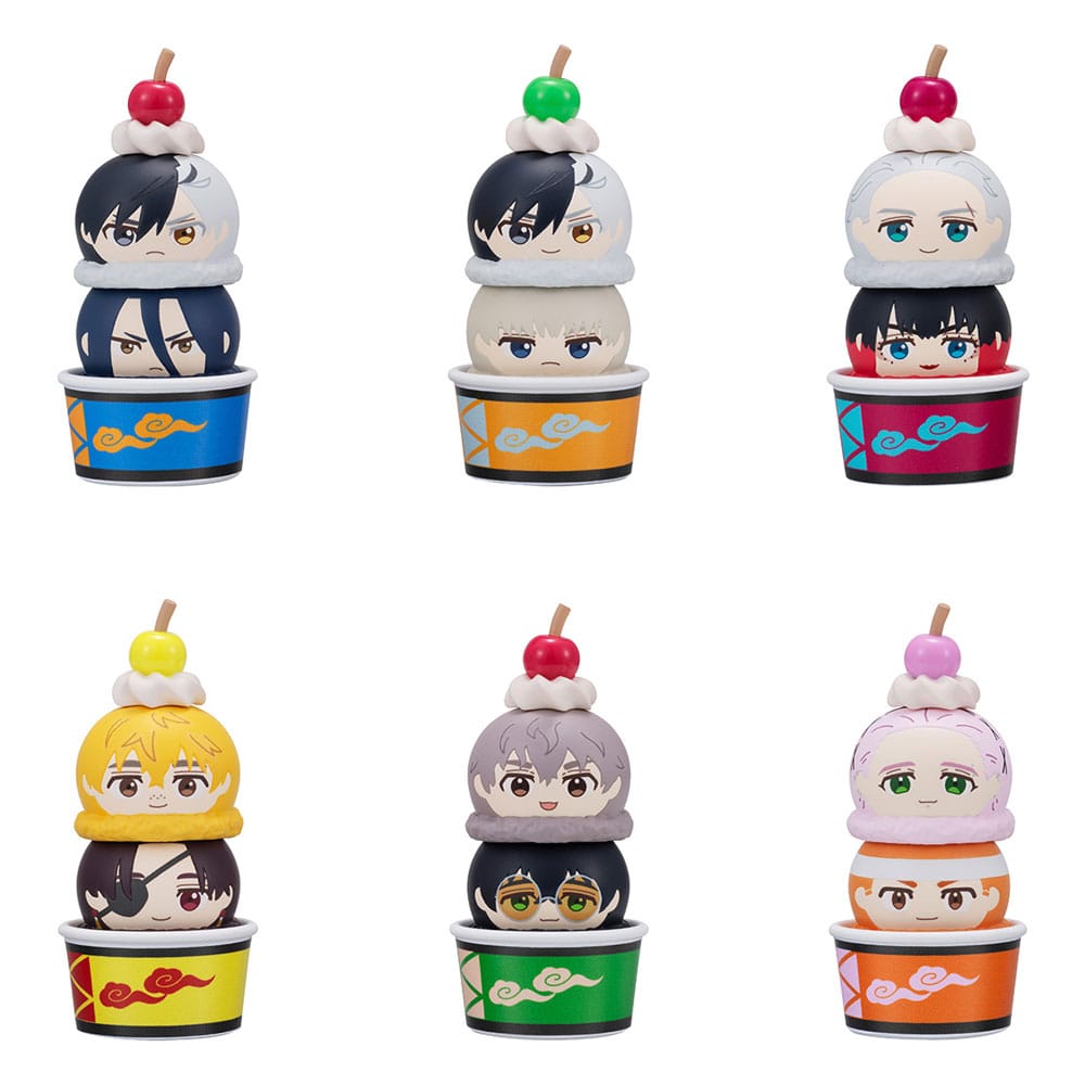 Wind Breaker Tsumichen Stack up & Change Sammelfiguren 6er-Pack 8 cm (with gift) Minifiguren Yokina