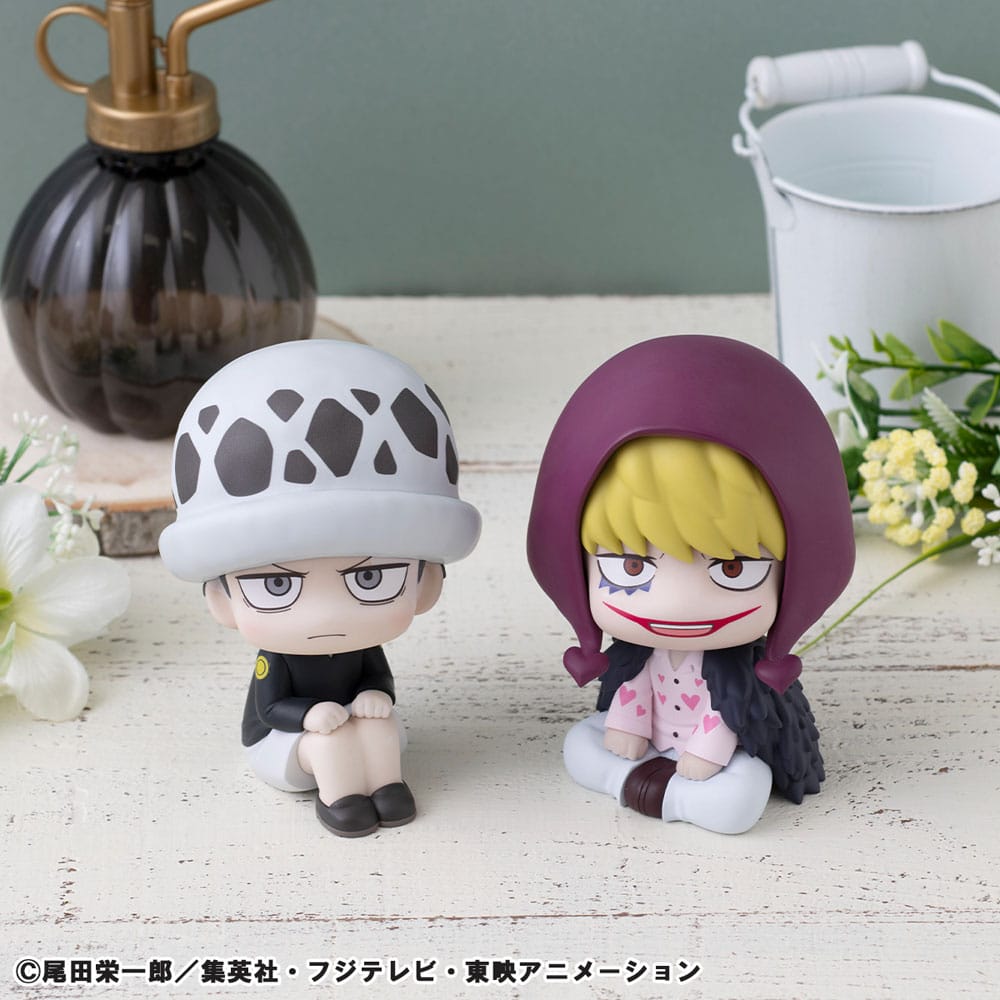 One Piece Look Up PVC Statuen Trafalgar Law Childhood Ver. & Corazon 11 cm (with gift) Prizefiguren Yokina
