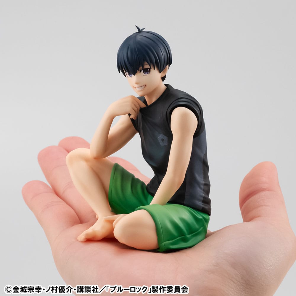 Blue Lock G.E.M. Serie PVC Statue Yoichi Isagi Palm Size 9 cm Prizefiguren Yokina
