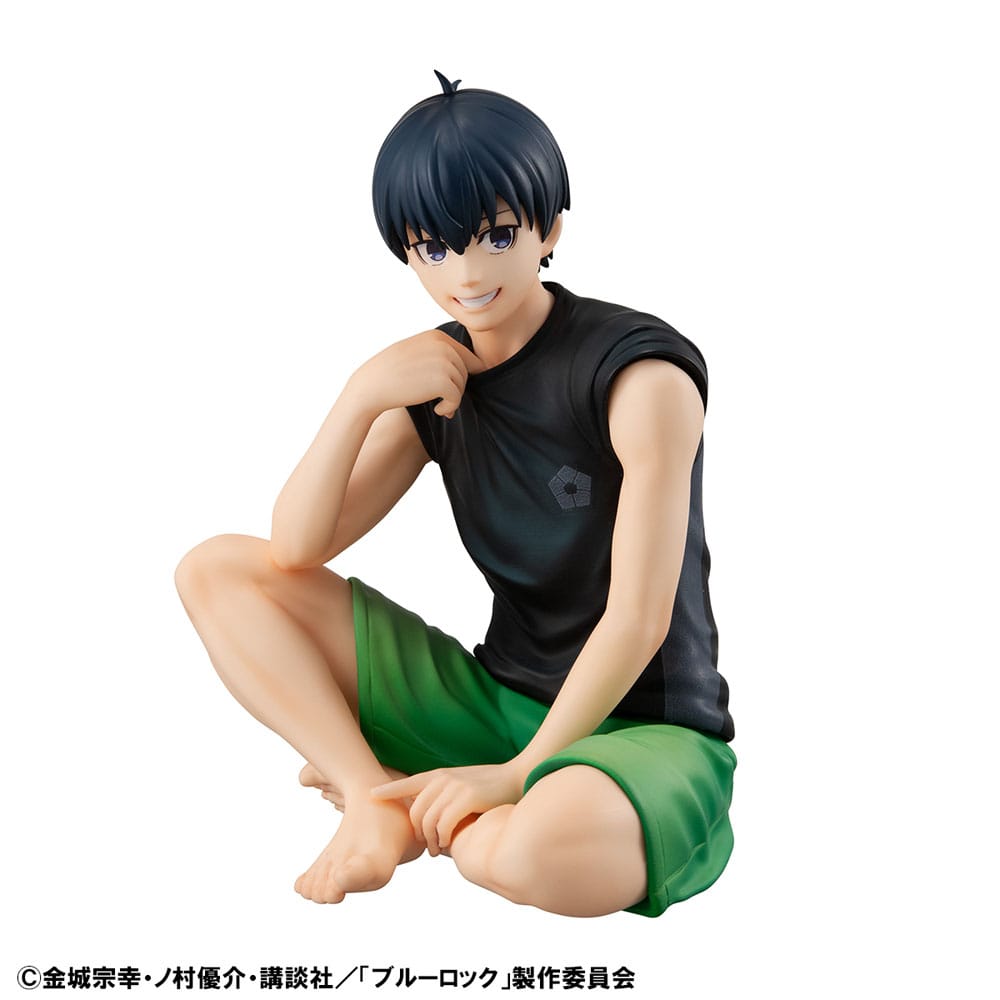 Blue Lock G.E.M. Serie PVC Statue Yoichi Isagi Palm Size 9 cm Prizefiguren Yokina