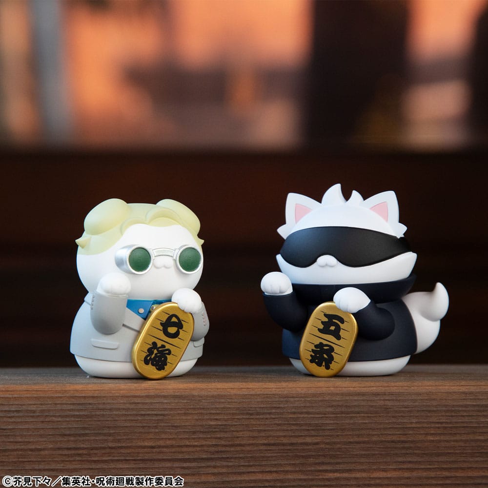Jujutsu Kaisen Mega Cat Project 6 Sammelfiguren Fortune Cats 7 cm Minifiguren Yokina