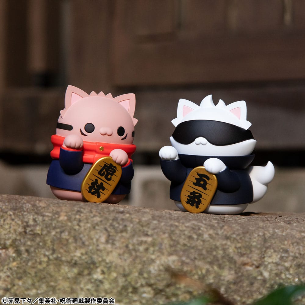 Jujutsu Kaisen Mega Cat Project 6 Sammelfiguren Fortune Cats 7 cm Minifiguren Yokina