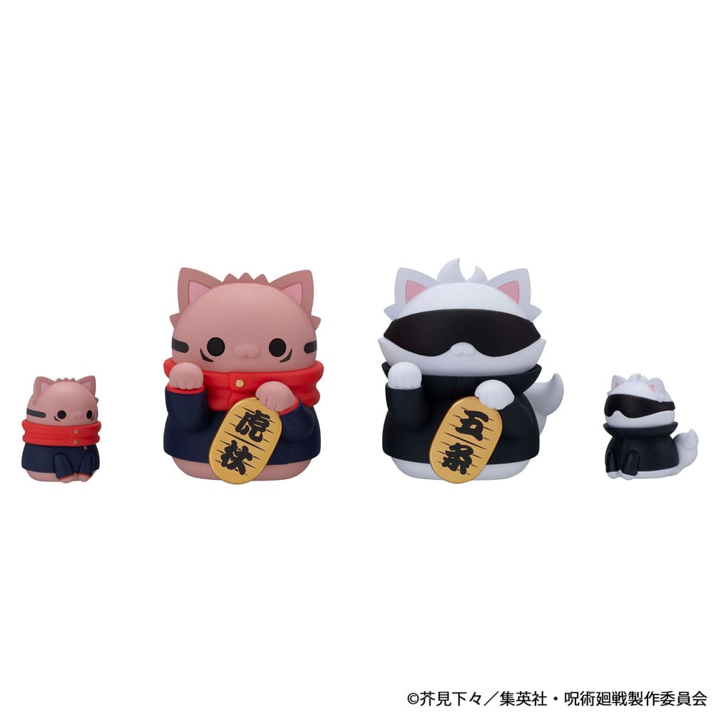 Jujutsu Kaisen Mega Cat Project 6 Sammelfiguren Fortune Cats 7 cm Minifiguren Yokina