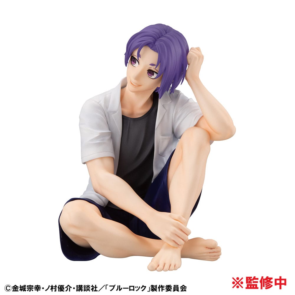 Blue Lock G.E.M. Serie PVC Statue Reo Mikage Palm Size 9 cm Prizefiguren Yokina