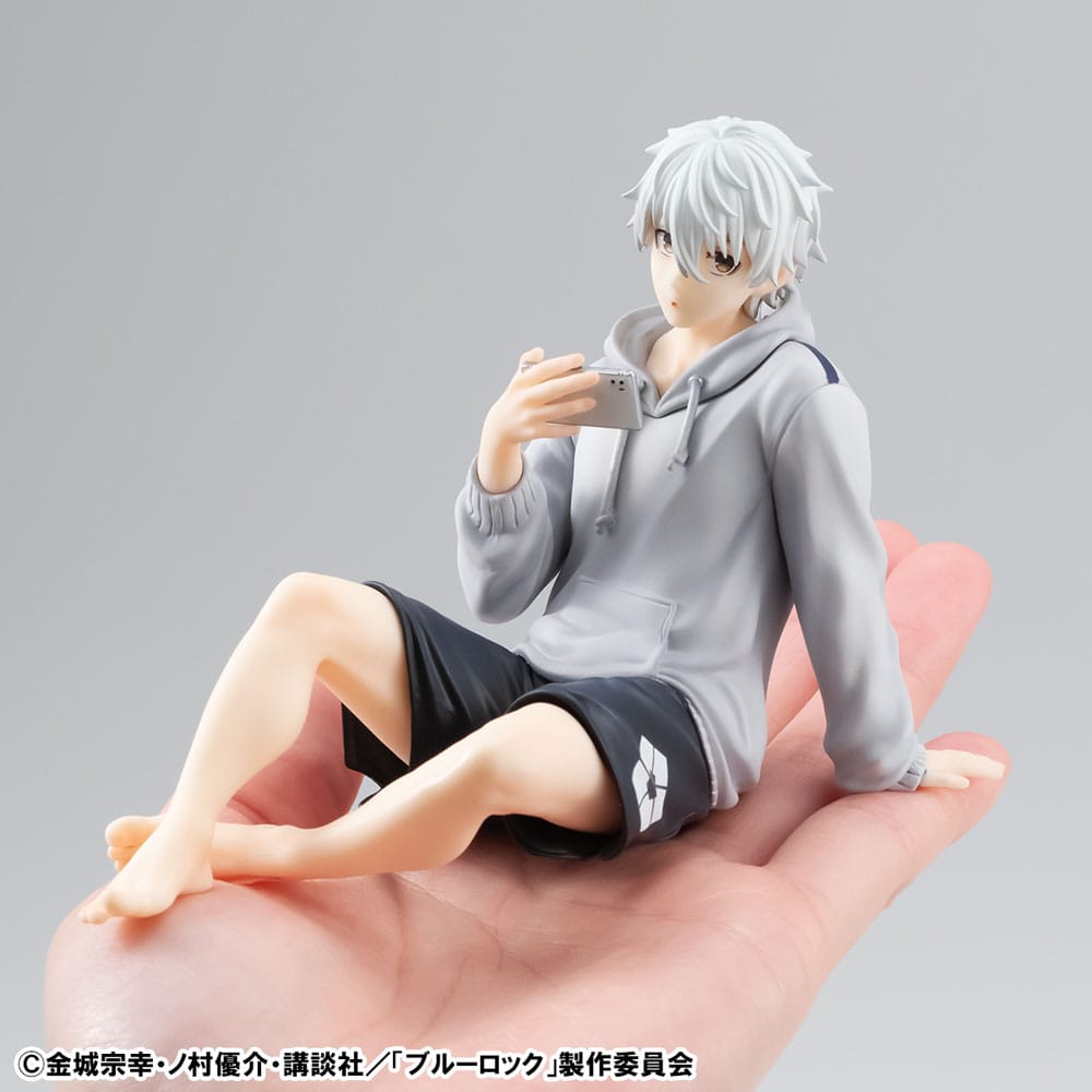 Blue Lock G.E.M. Serie PVC Statue Seishiro Nagi Repaint Ver. Palm Size 9 cm Prizefiguren Yokina