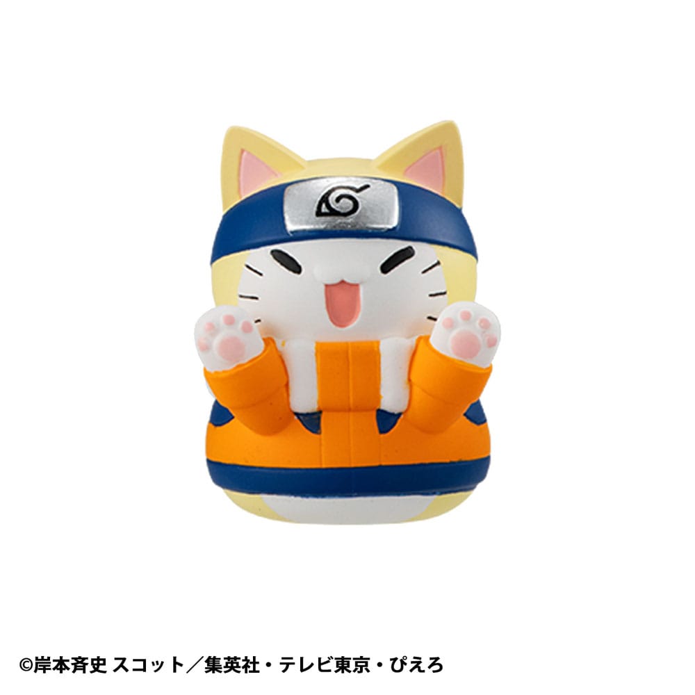 Naruto Shippuden Mega Cat Project Nyaruto! 8 Sammelfiguren Come here Sasuke-kun 3 cm Minifiguren Yokina