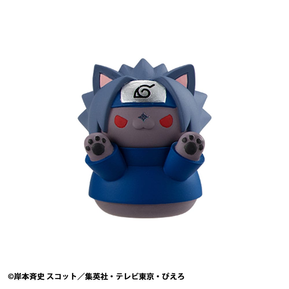 Naruto Shippuden Mega Cat Project Nyaruto! 8 Sammelfiguren Come here Sasuke-kun 3 cm Minifiguren Yokina