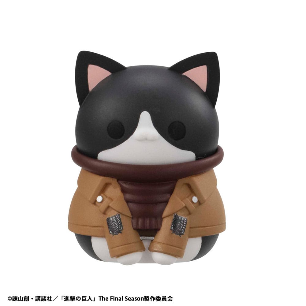 Attack on Titan Mega Cat Project Attack on Tinyan 8 Sammelfiguren Gathering Scout Regiment danyan! 3 cm Minifiguren Yokina