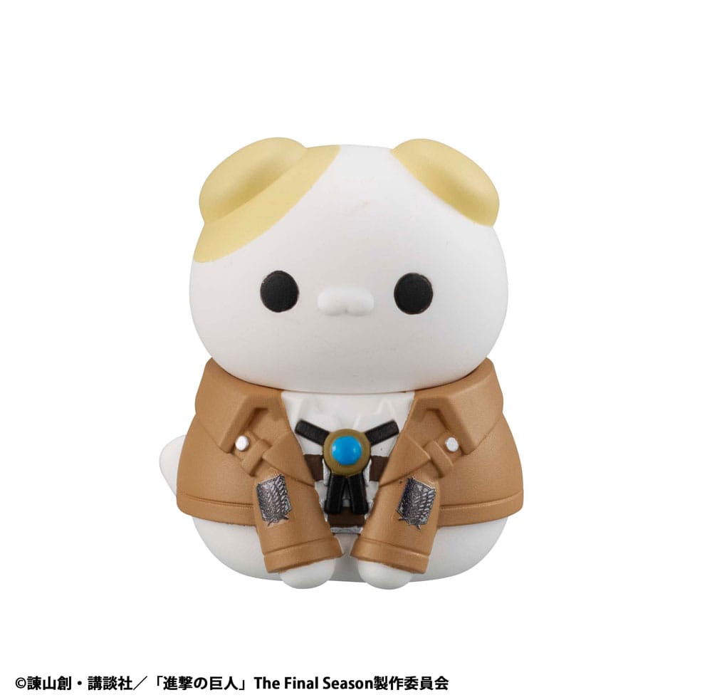 Attack on Titan Mega Cat Project Attack on Tinyan 8 Sammelfiguren Gathering Scout Regiment danyan! 3 cm Minifiguren Yokina