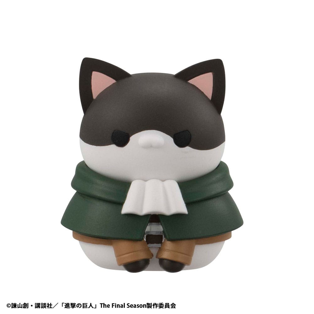 Attack on Titan Mega Cat Project Attack on Tinyan 8 Sammelfiguren Gathering Scout Regiment danyan! 3 cm Minifiguren Yokina