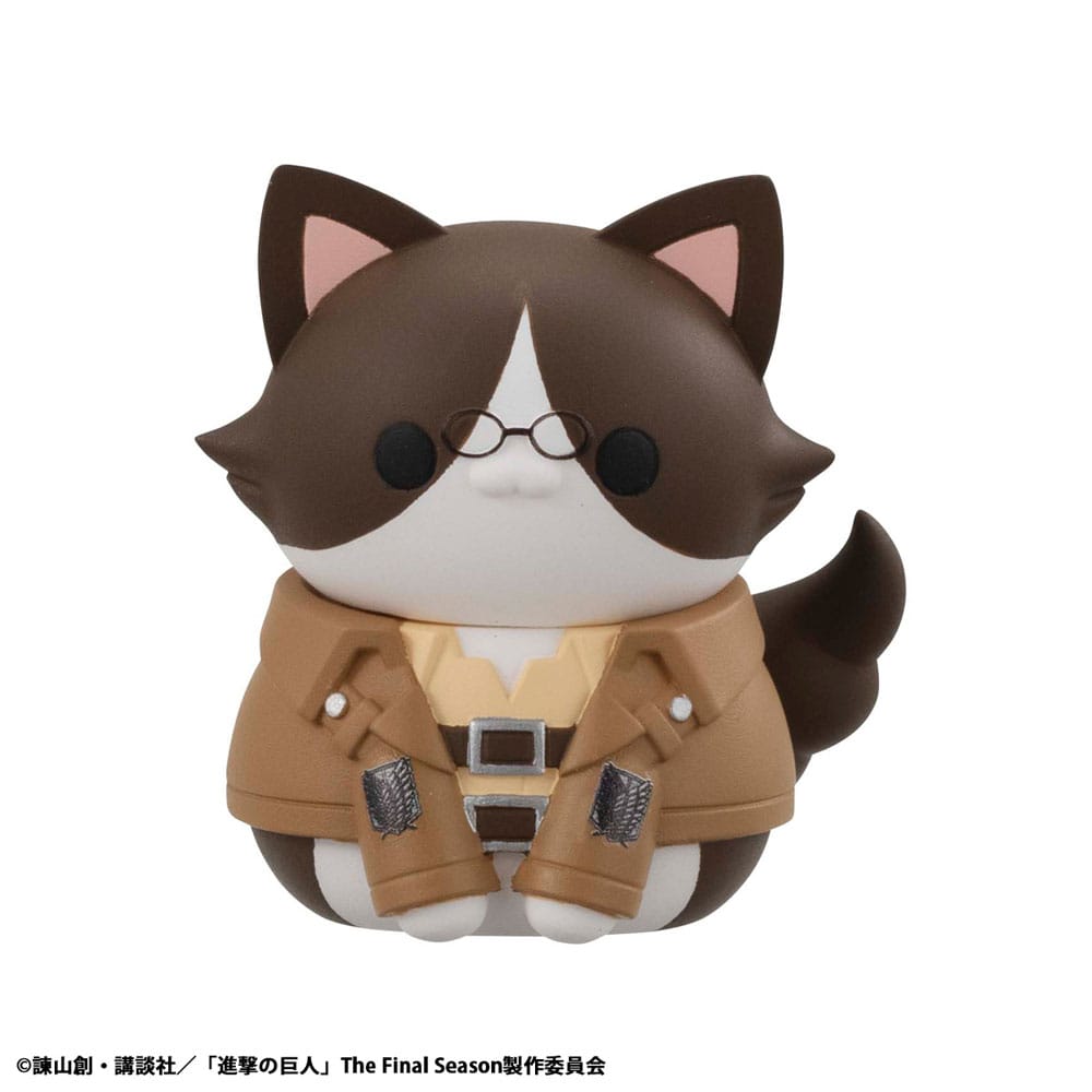Attack on Titan Mega Cat Project Attack on Tinyan 8 Sammelfiguren Gathering Scout Regiment danyan! 3 cm Minifiguren Yokina
