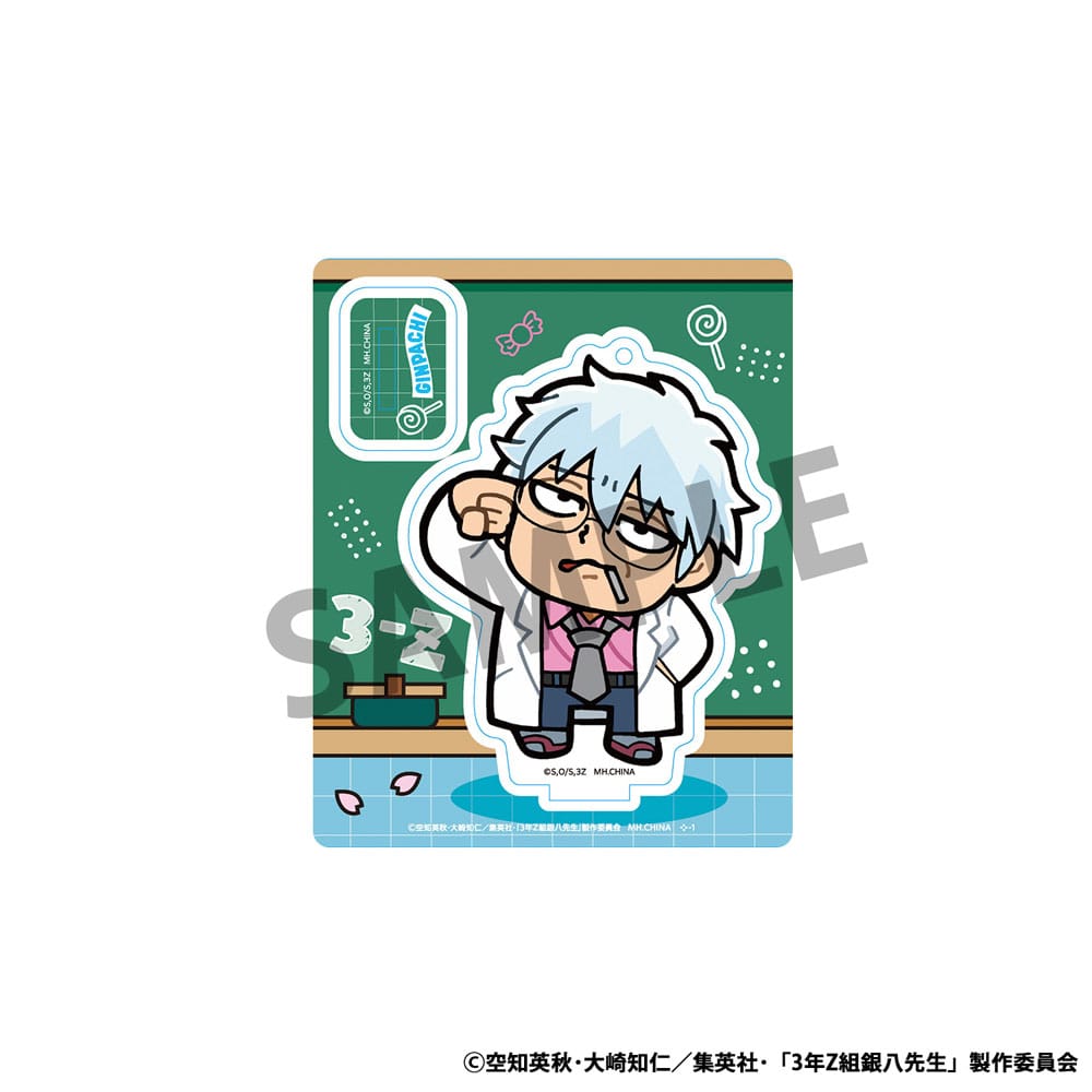 Gintama 8 Acryl Figuren 3-Z Ginpachi Sensei x Okawabukubu the Youth 6 cm Minifiguren Yokina