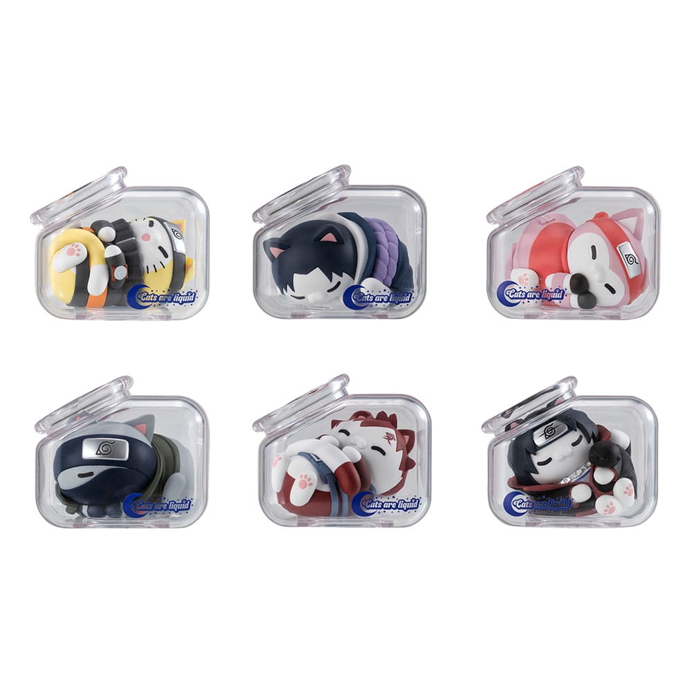 Naruto Shippuden Mega Cat Project Nyaruto! 8 Sammelfiguren Good Night Nyaruto! 3 cm Minifiguren Yokina
