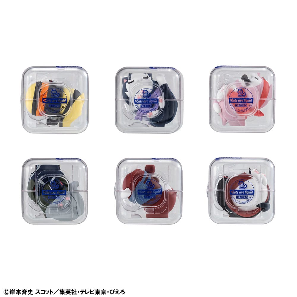 Naruto Shippuden Mega Cat Project Nyaruto! 8 Sammelfiguren Good Night Nyaruto! 3 cm Minifiguren Yokina