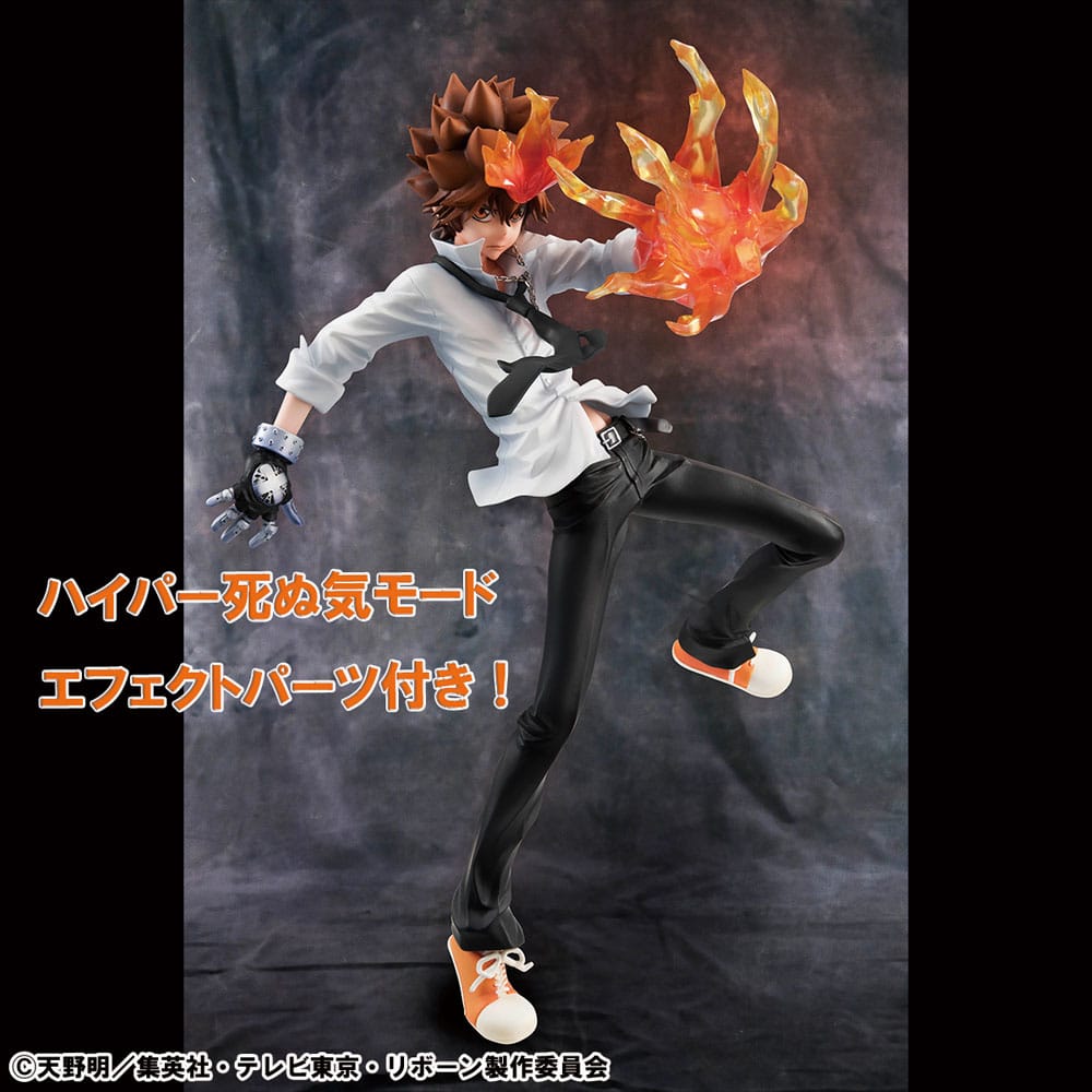 Katekyo Hitman Reborn! G.E.M. Serie PVC Statue Tsunayoshi Sawada & Kyoya Hibari & Reborn Set 21 cm Prizefiguren Yokina