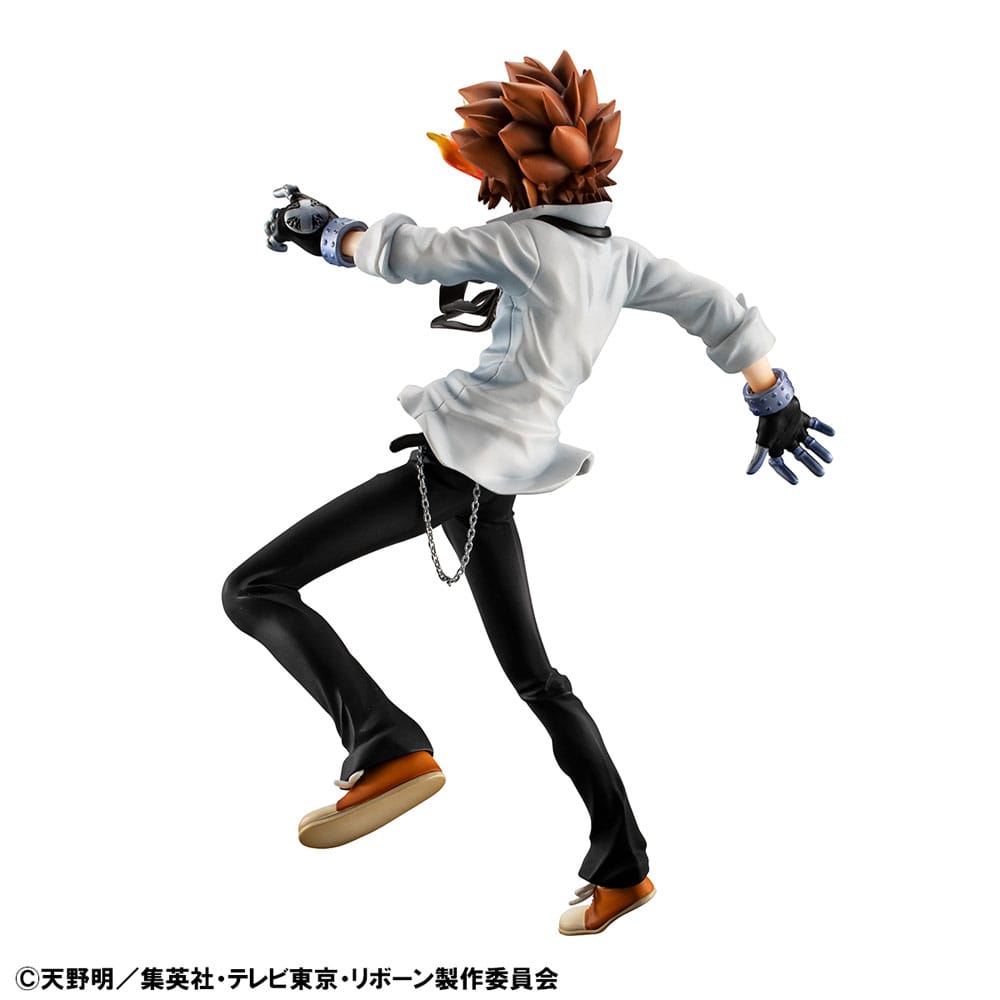 Katekyo Hitman Reborn! G.E.M. Serie PVC Statue Tsunayoshi Sawada & Kyoya Hibari & Reborn Set 21 cm Prizefiguren Yokina