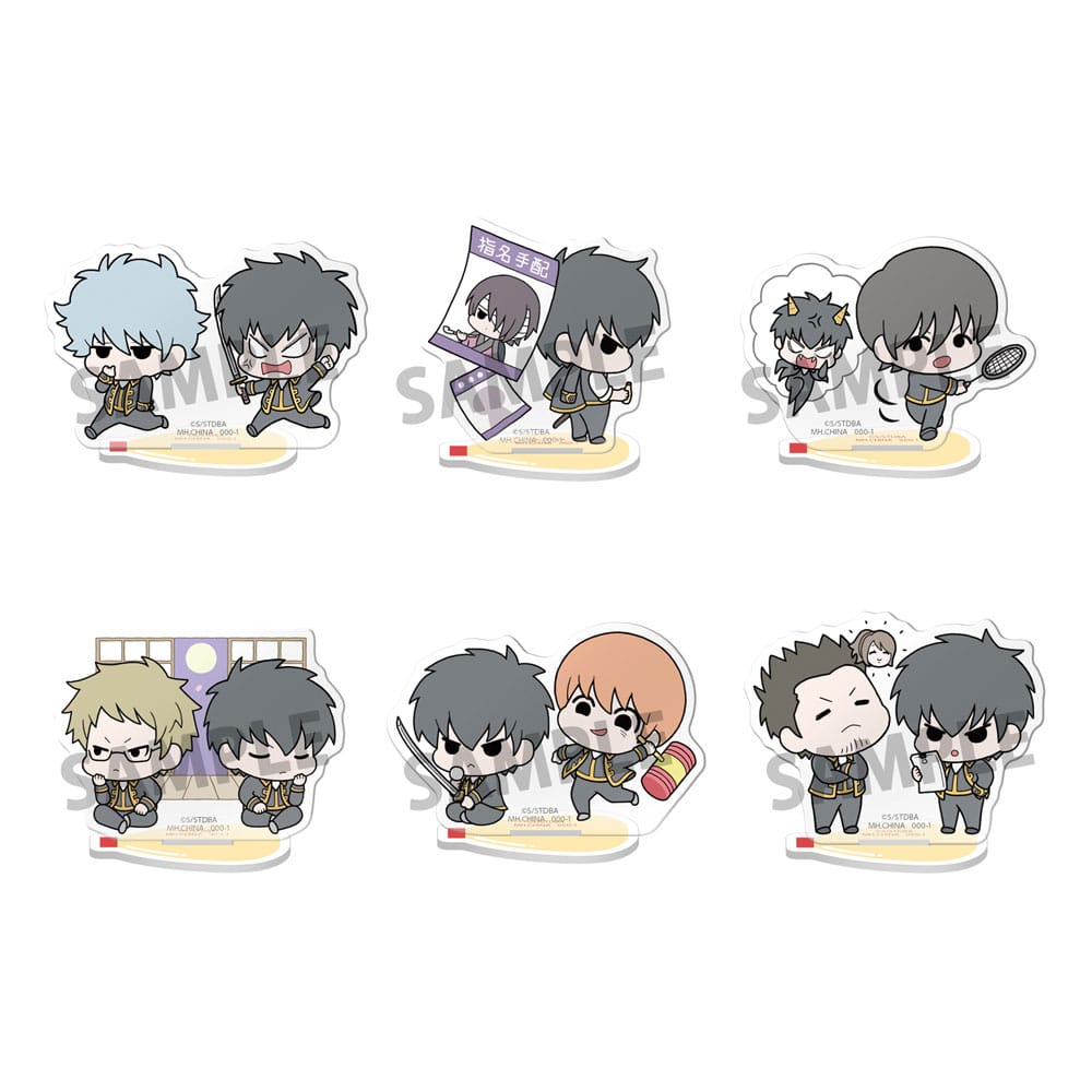 Gintama Buddycolle 6 Acryl Figuren Gintama Vice Leader 24H 6 cm Acryl Stand Yokina