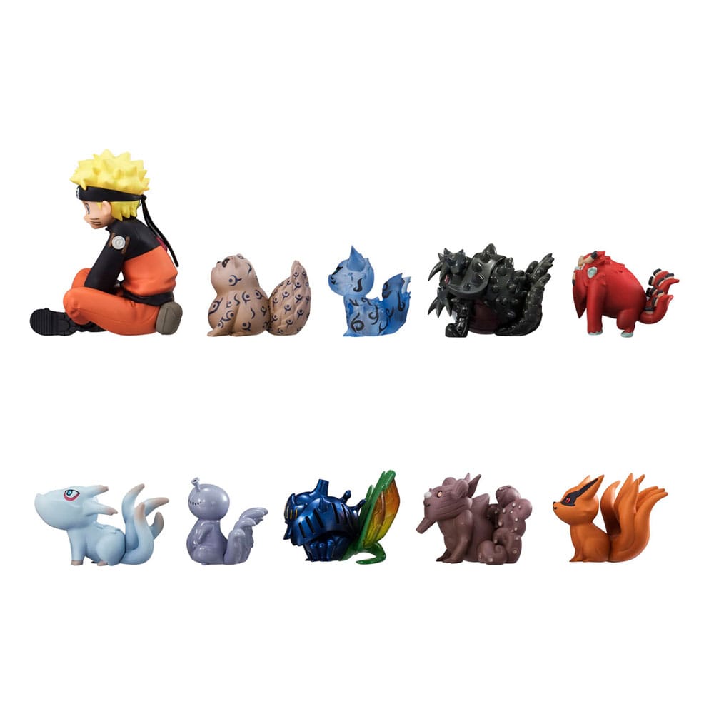 Naruto Shippuden Gaiden G.E.M. Serie PVC Statue Naruto Uzumaki & Biju Set 7 cm Prizefiguren Yokina