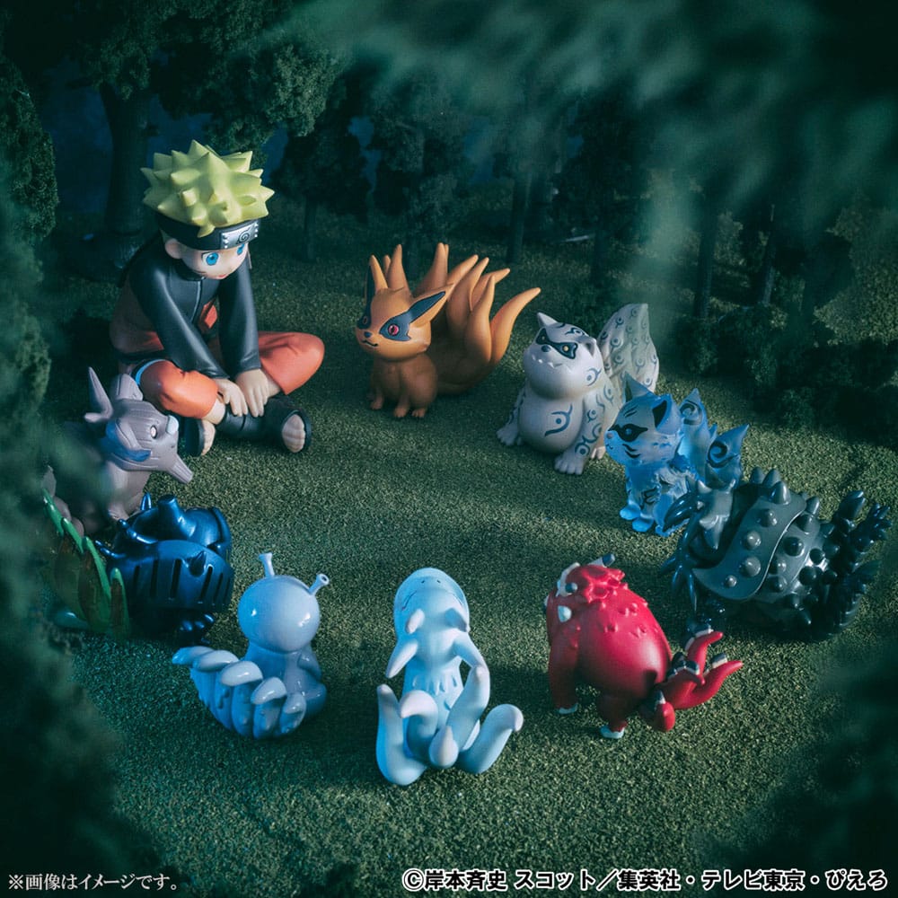 Naruto Shippuden Gaiden G.E.M. Serie PVC Statue Naruto Uzumaki & Biju Set 7 cm Prizefiguren Yokina