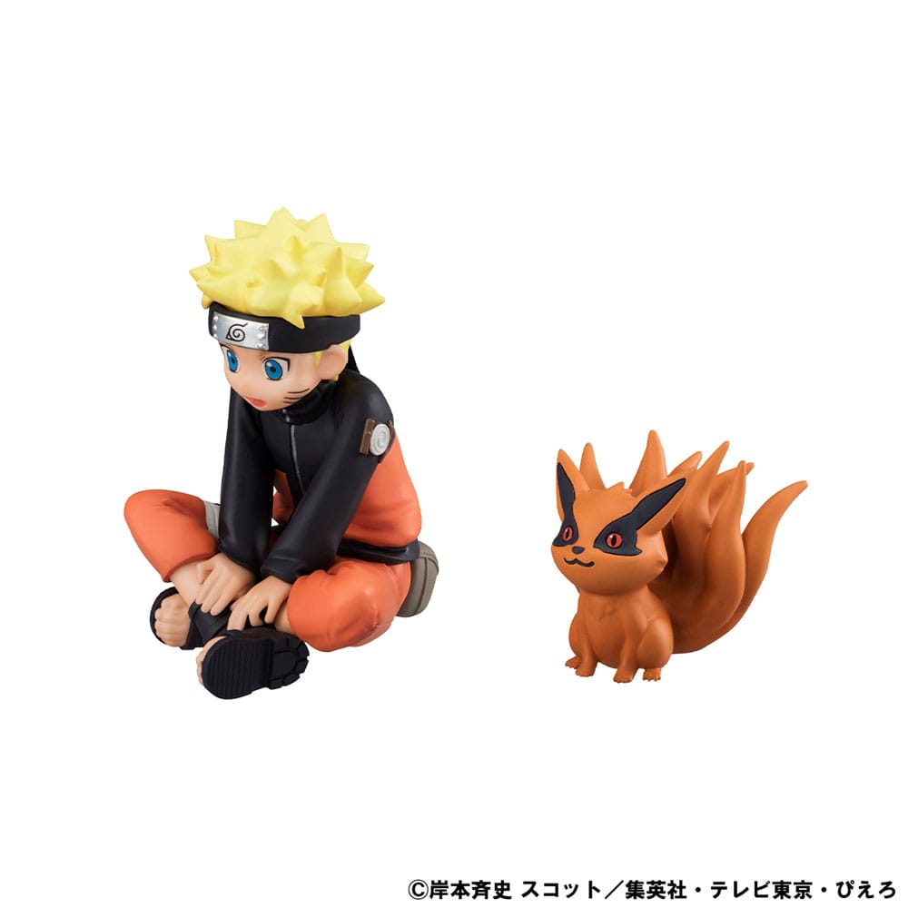 Naruto Shippuden Gaiden G.E.M. Serie PVC Statue Naruto Uzumaki & Biju Set 7 cm Prizefiguren Yokina