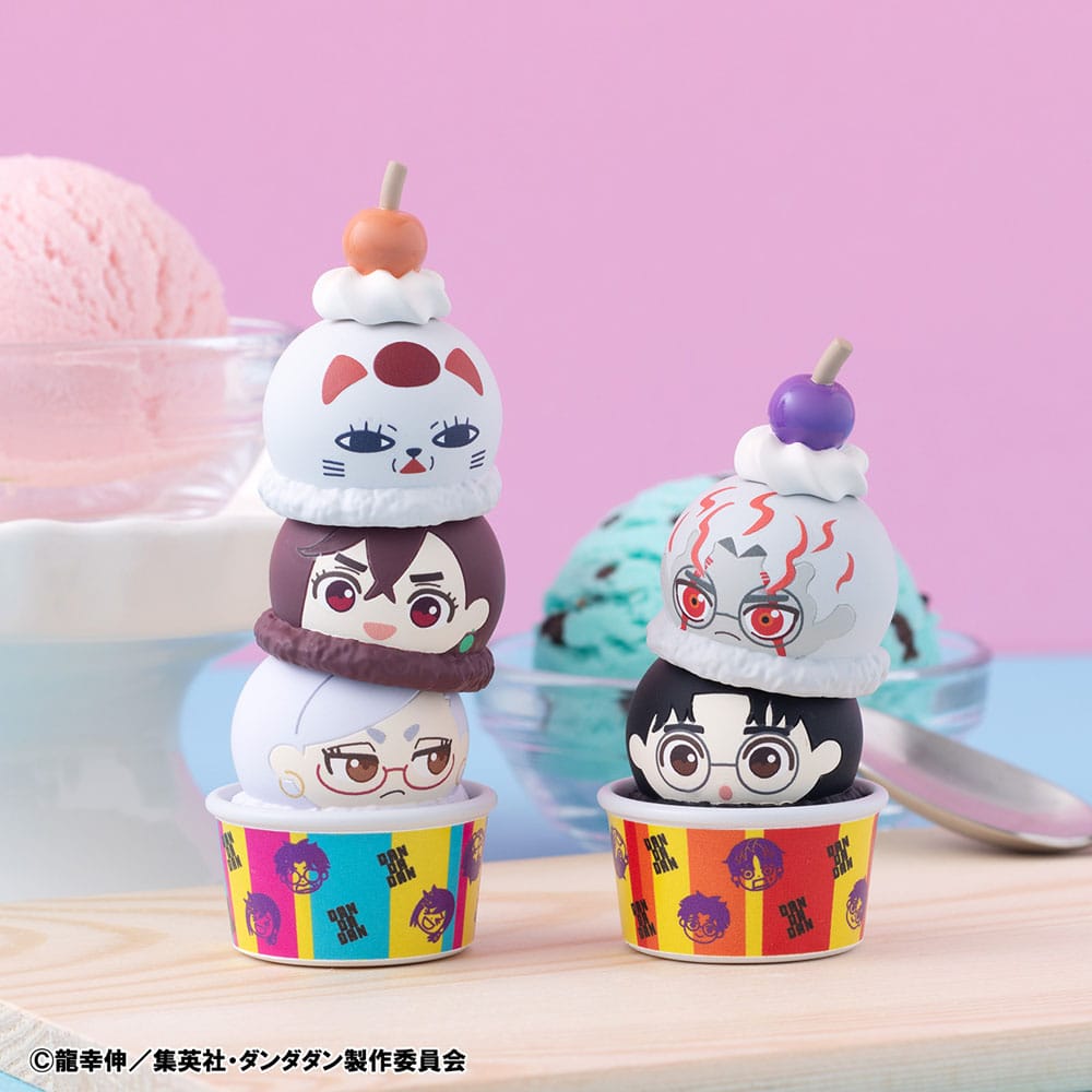 Dandadan Tsumichen Stack up & Change 6 Sammelfiguren (with gift) 8 cm Minifiguren Yokina