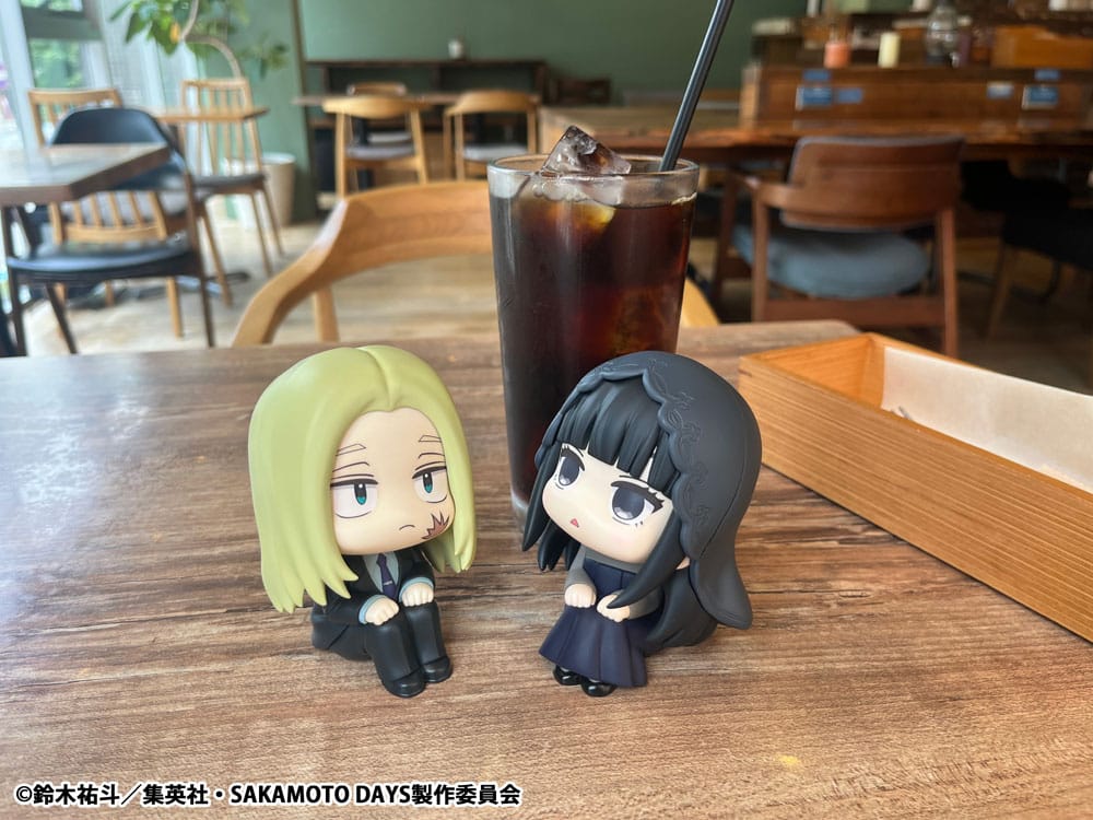 Sakamoto Days Look Up PVC Statue Shishiba & Osaragi Set (with gift) 11 cm Prizefiguren Yokina