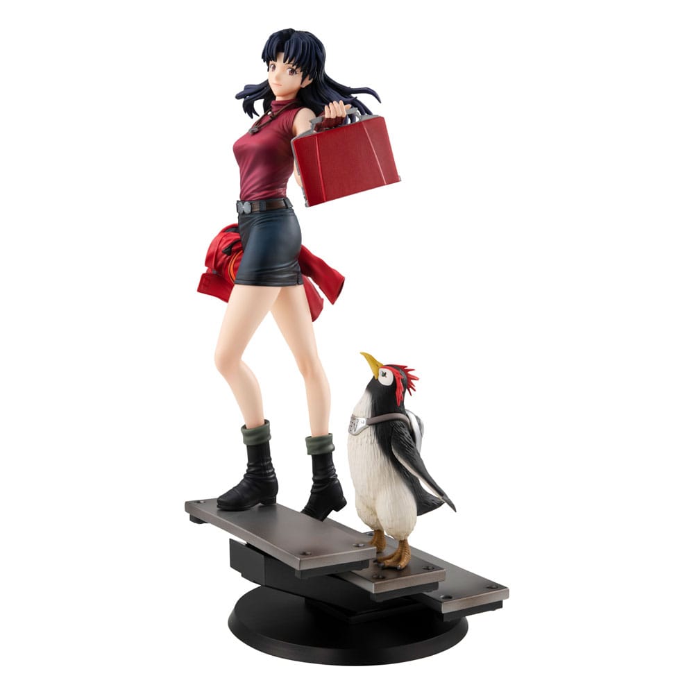 Rebuild of Evangelion Gals PVC Statue Misato Katsuragi & Pen Pen 25 cm Prizefiguren Yokina