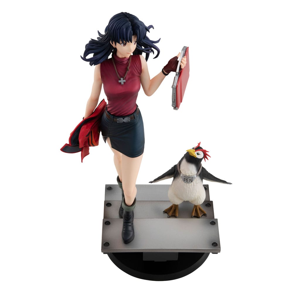 Rebuild of Evangelion Gals PVC Statue Misato Katsuragi & Pen Pen 25 cm Prizefiguren Yokina