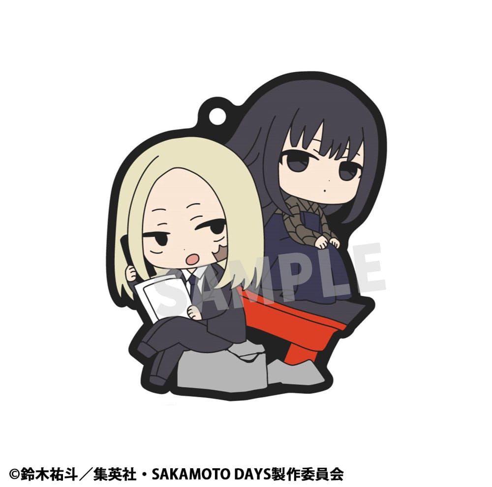 Sakamoto Days Rubber Mascot Buddycolle 6 Gummi-Anhänger Vol. 2 7 cm Schlüsselanhänger Yokina