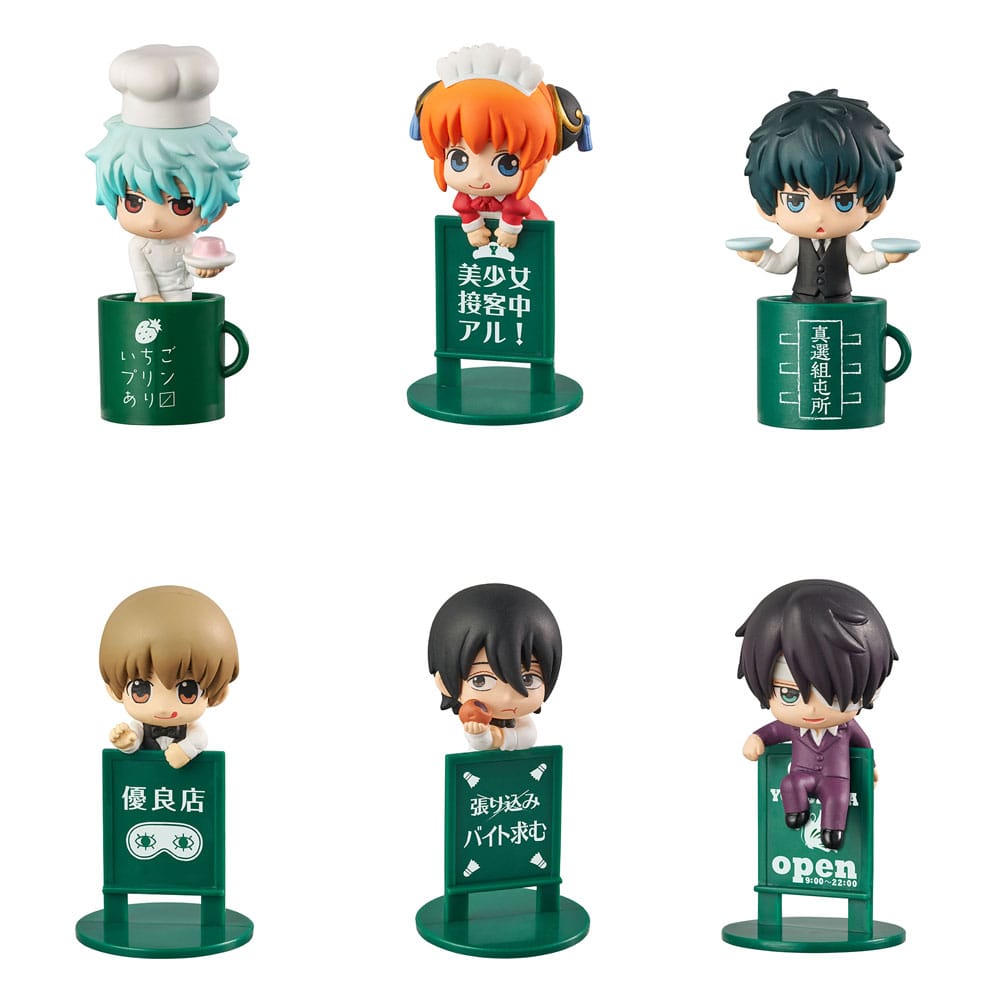 Gintama Ochatomo Series 8 Sammelfiguren Yorozuya Cafe 5 cm Minifiguren Yokina