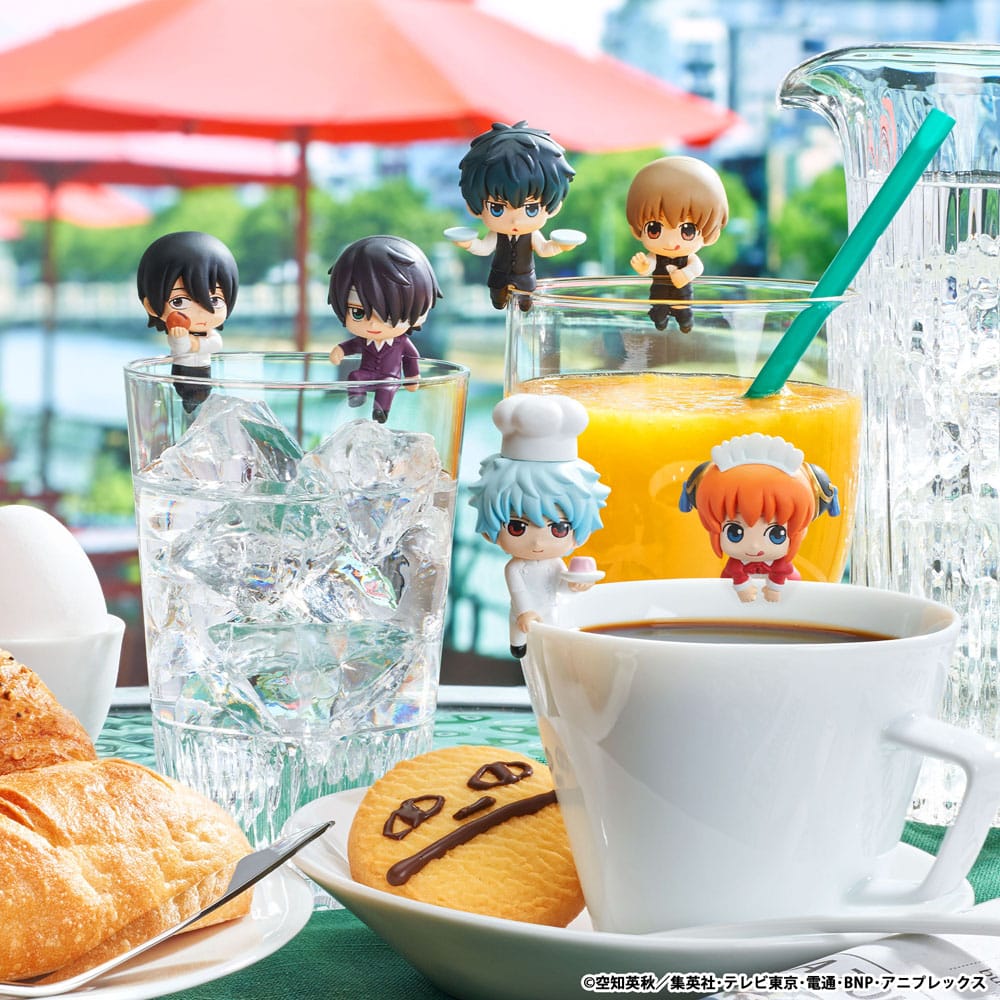 Gintama Ochatomo Series 8 Sammelfiguren Yorozuya Cafe 5 cm Minifiguren Yokina