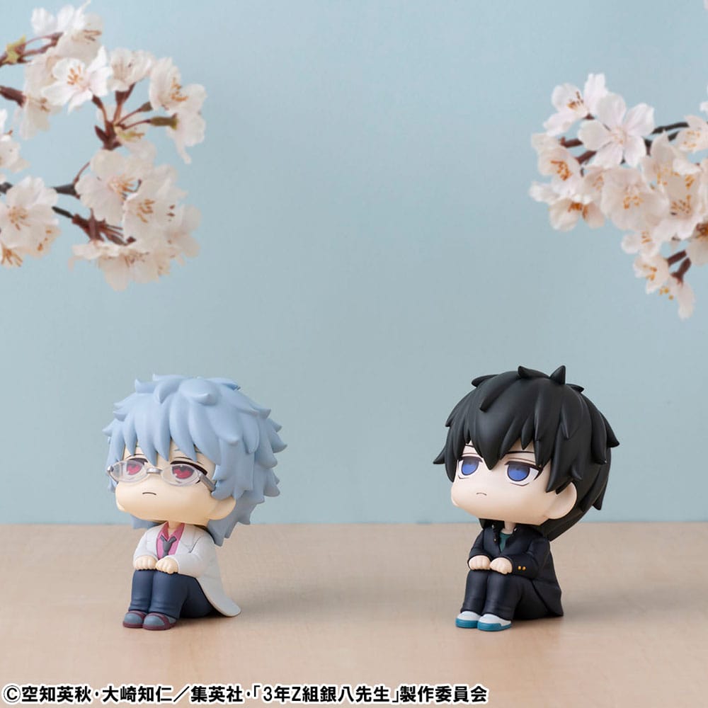 3-Z Ginpachi Sensei Gintama Look Up PVC Statue Ginpachi Sakata & Toshiro Hijikata Set (with gift) 11 cm Prizefiguren Yokina