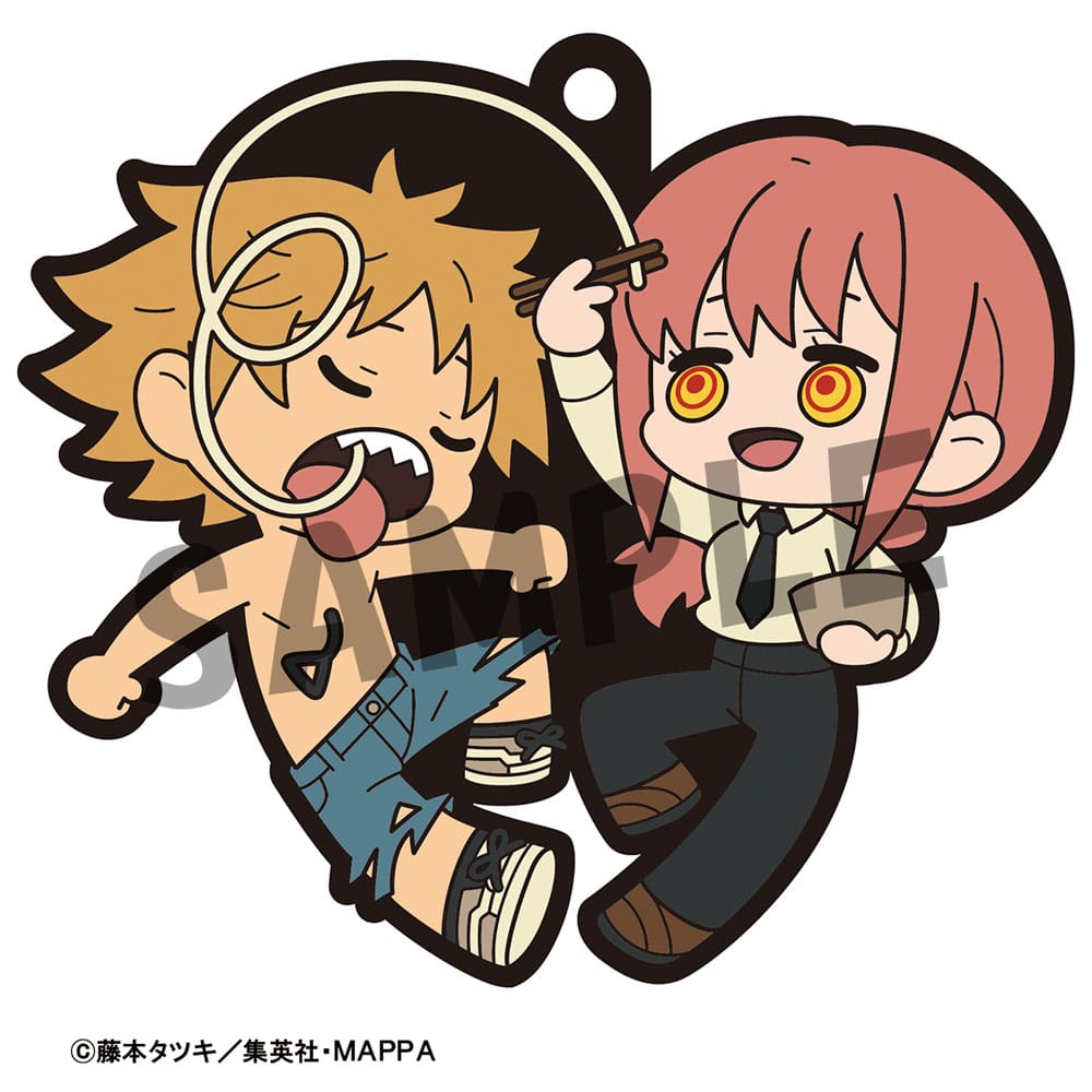 Chainsaw Man Rubber Mascot Buddycolle 6 Gummi-Anhänger 6 cm Schlüsselanhänger Yokina