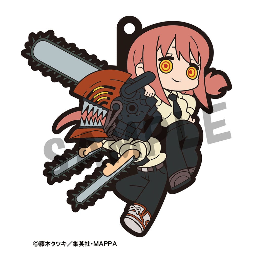 Chainsaw Man Rubber Mascot Buddycolle 6 Gummi-Anhänger 6 cm Schlüsselanhänger Yokina
