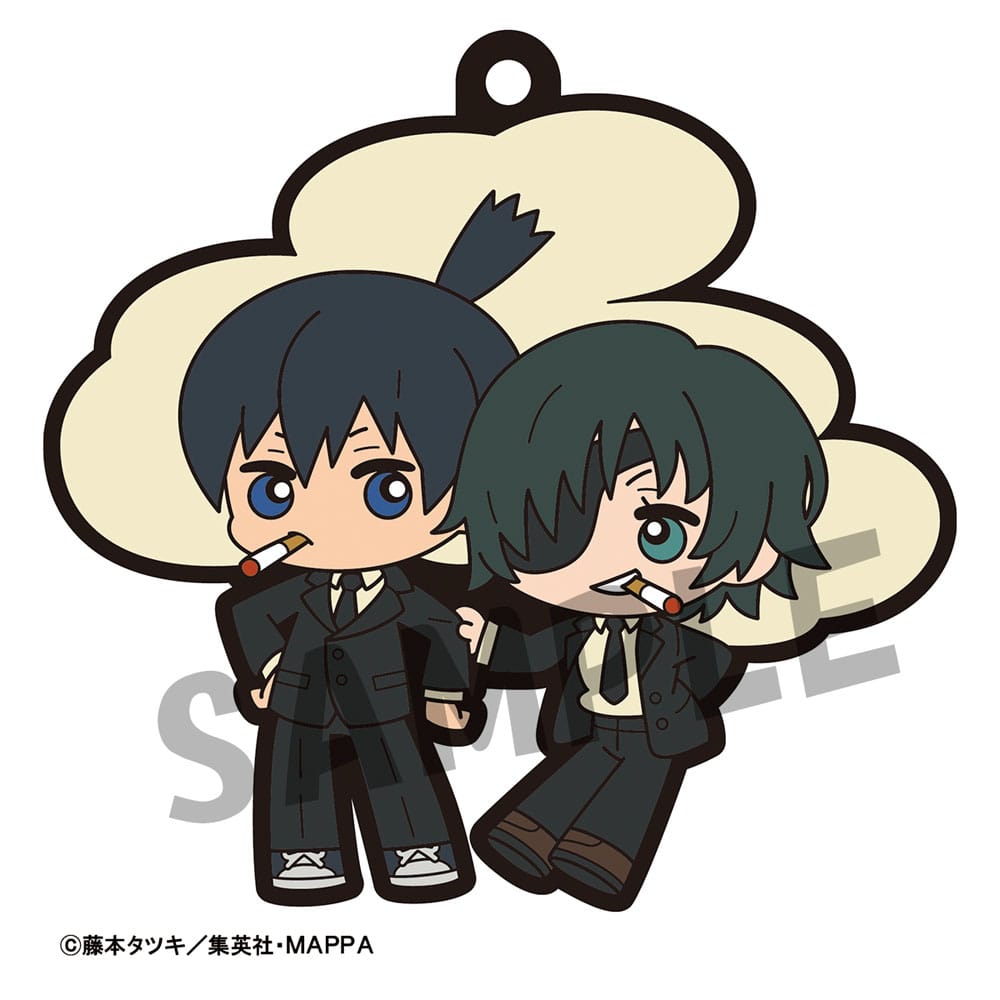 Chainsaw Man Rubber Mascot Buddycolle 6 Gummi-Anhänger 6 cm Schlüsselanhänger Yokina