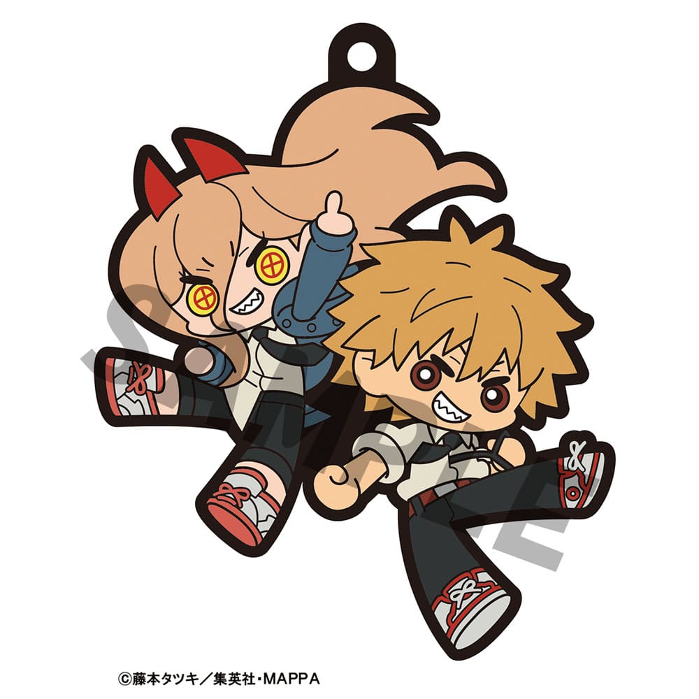 Chainsaw Man Rubber Mascot Buddycolle 6 Gummi-Anhänger 6 cm Schlüsselanhänger Yokina