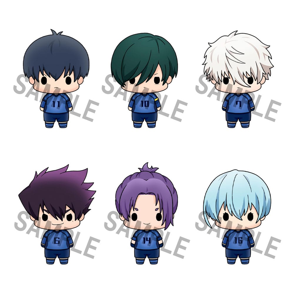 Blue Lock Chokorin Mascot Series Sammelfiguren 6er-Pack Vol. 2 5 cm Minifiguren Yokina