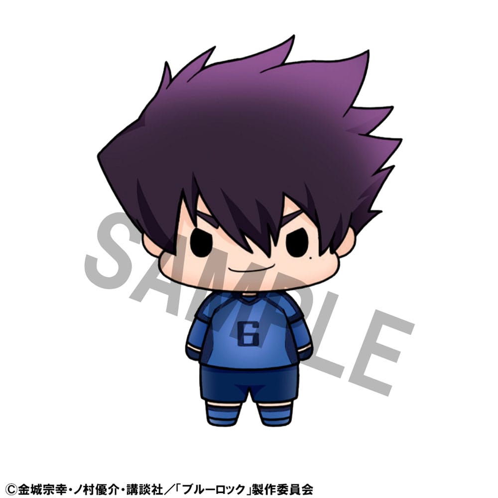 Blue Lock Chokorin Mascot Series Sammelfiguren 6er-Pack Vol. 2 5 cm Minifiguren Yokina