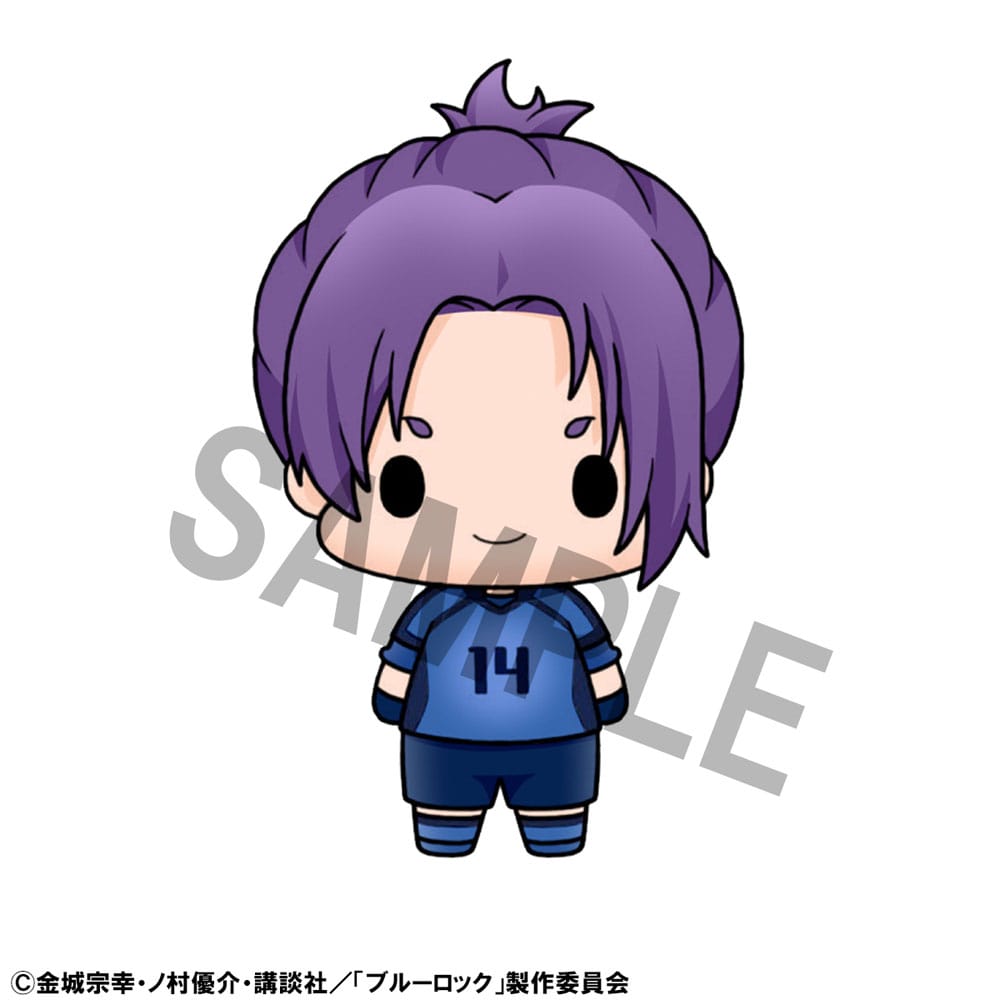Blue Lock Chokorin Mascot Series Sammelfiguren 6er-Pack Vol. 2 5 cm Minifiguren Yokina