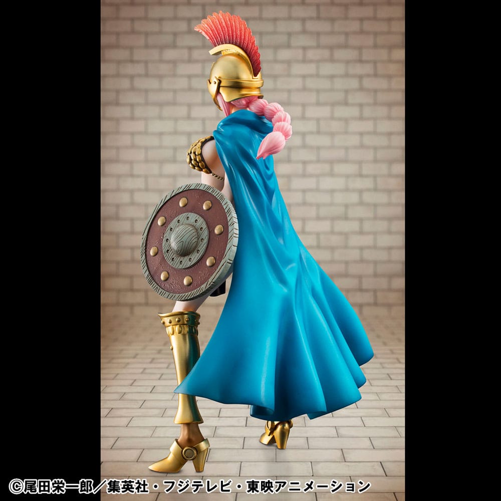 One Piece P.O.P PVC Statue Gladiator Rebecca Sailing Again Super Limited Reprint Ver. 22 cm Prizefiguren Yokina