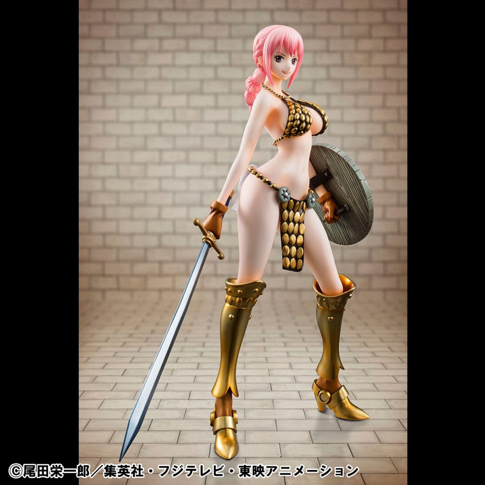 One Piece P.O.P PVC Statue Gladiator Rebecca Sailing Again Super Limited Reprint Ver. 22 cm Prizefiguren Yokina