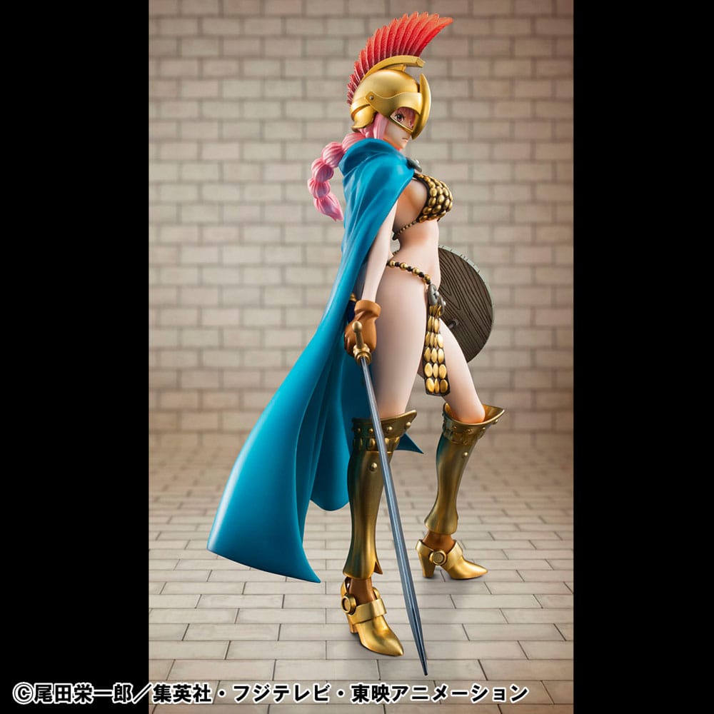 One Piece P.O.P PVC Statue Gladiator Rebecca Sailing Again Super Limited Reprint Ver. 22 cm Prizefiguren Yokina